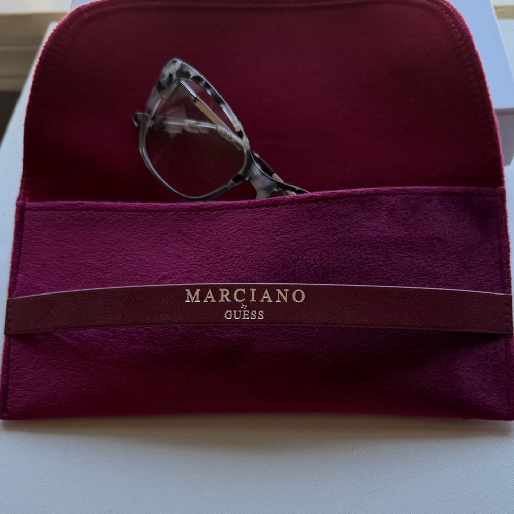 Marciano Two-Tone Gray Tortoiseshell Eyeglasses - Picture 6 of 9